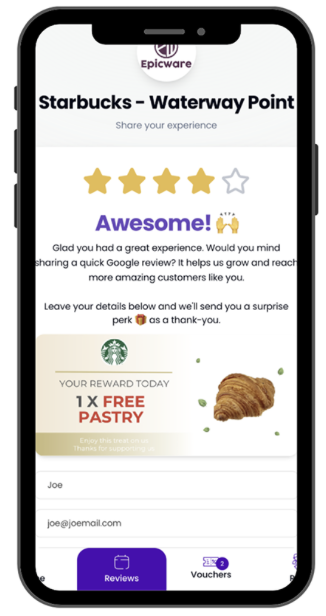 Smart filter routes the review